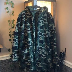 Sherpa Camo Coat